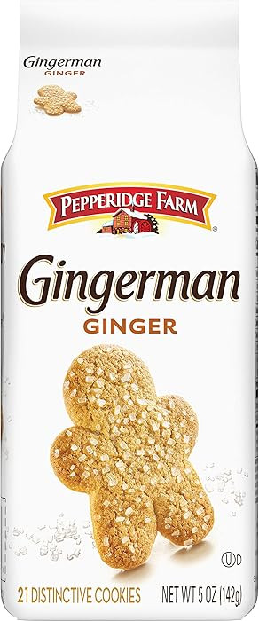 Pepperidge Farm Gingerman Cookies, 21 Ginger Cookies, 5 oz. Bag | Amazon (US)