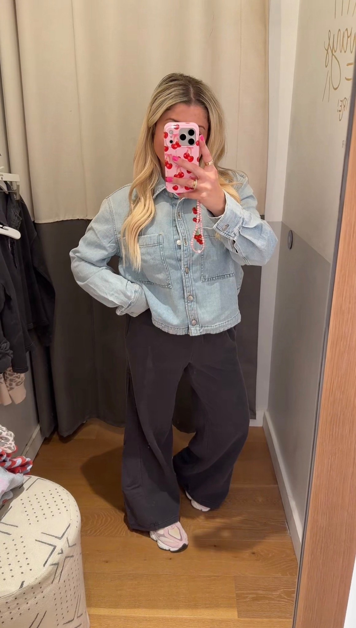 Soft denim jacket on sale 
Small outfit 

#LTKootd