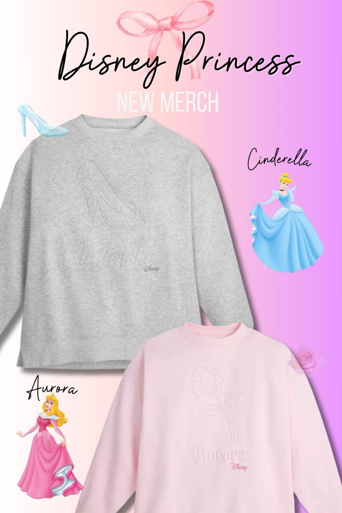 New Disney Merch

Disney Princess Sweatshirts available online now!

Which one should I order? 

In the parks they also have Ariel and Tiana which should be online at a later date.

I love how minimal and subtle the names are! 


For any Cinderella and Aurora friends get yours before they sell out.


#disney #disneyoutfit #cozydisneyoutfit 
#disneymerch #disneyvalentines

#LTKGiftGuide #LTKMidsize