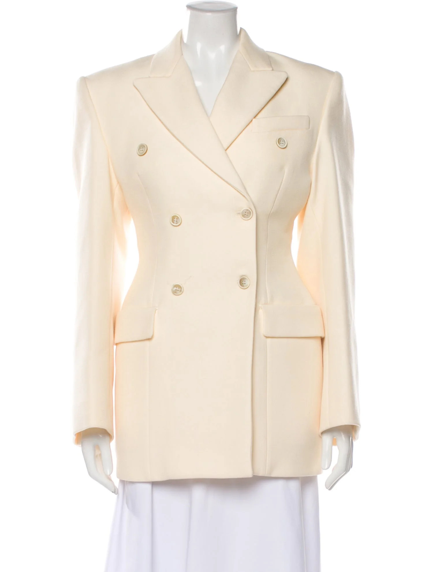 WARDROBE.NYC Wool Peacoat - Neutrals Coats, Clothing - WWARN26616 | The RealReal | The RealReal