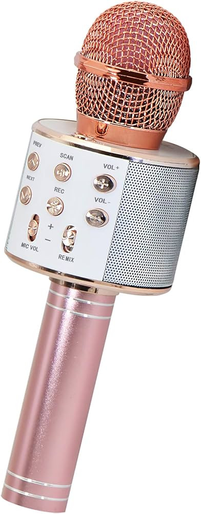 Microphone for Kids, Karaoke Microphone for Kids Girls Gifts Age 4 12 Toys for 5 6 7 8 9 10 Year ... | Amazon (US)