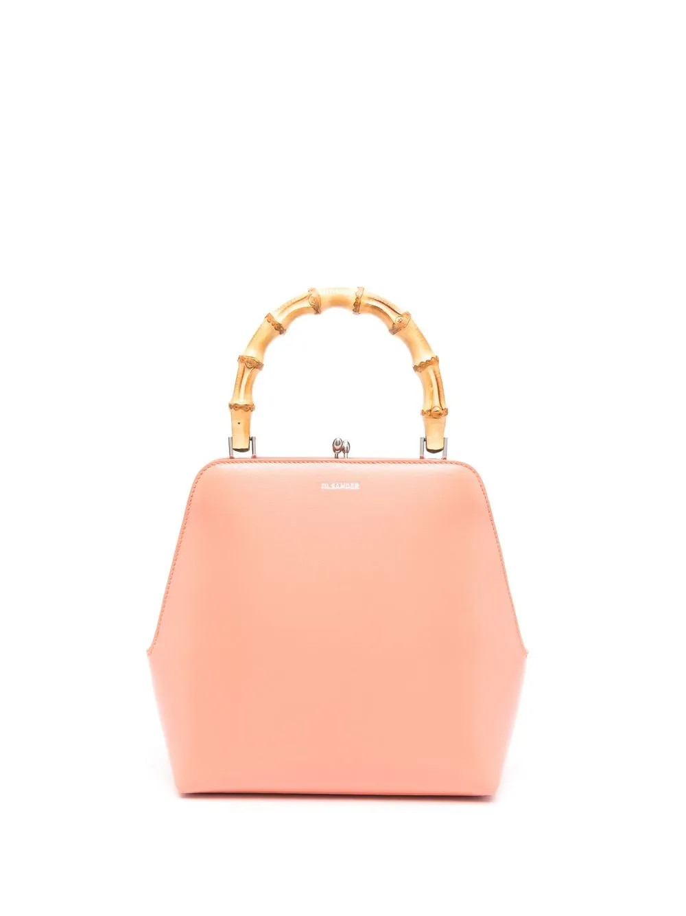 The DetailsJil SanderGoji bamboo-handle tote bagThis sleek bag is enhanced with a curved bamboo t... | Farfetch Global