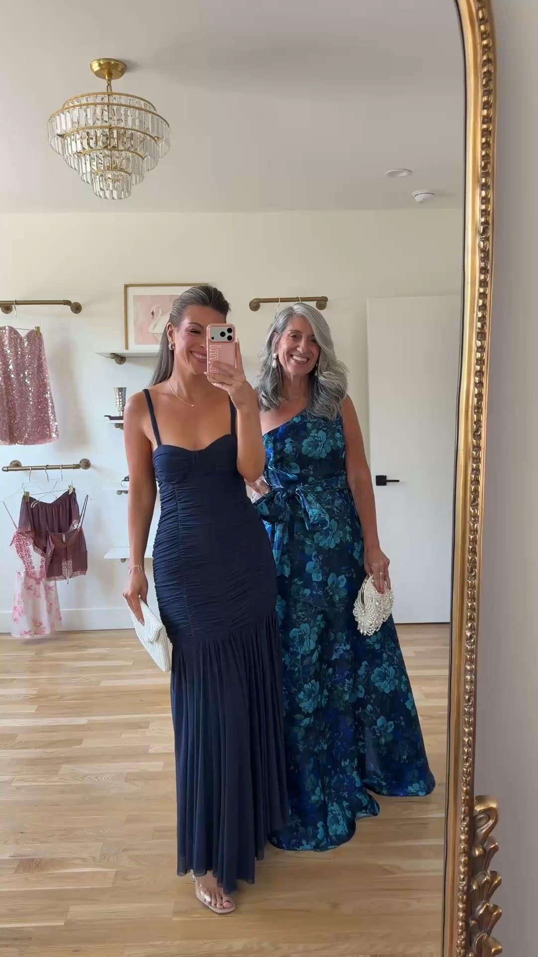 mom & me navy ruched bustier maxi, teal and blue floral one-shoulder maxi with a fitted bodice, tie waist detail wedding guest dresses 💍

i'm 5'4" and typically wear a small/2
mom is 5'4" and typically wears a medium/6

electric picks: emerson20 
lulus: emerson20 (first purchase only)

mom & me dresses, wedding guest dresses, mother of the bride, mother of the groom, wedding guest outfit ideas, black tie, cocktail attire

#LTKSeasonal #LTKootd #LTKWedding
