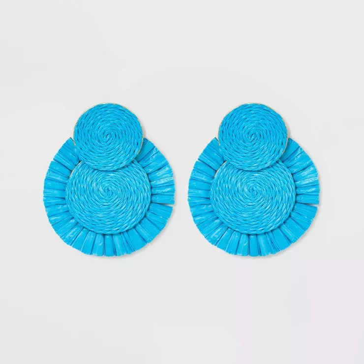 Baublebar on sale raffia earrings