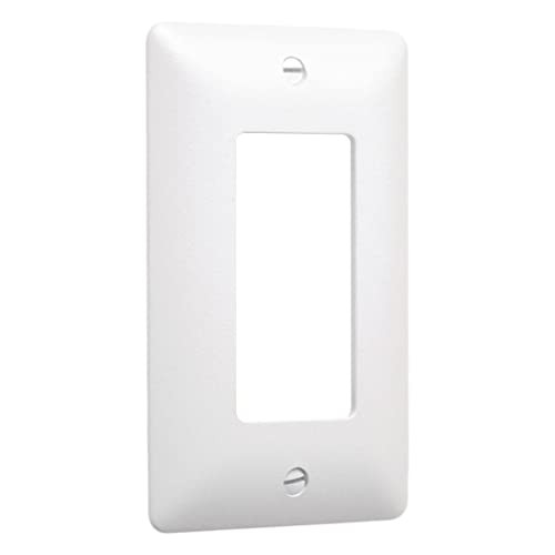 TayMac 5000W Paintable Masque Wall Plate Cover, White, 1-Gang | Amazon (US)