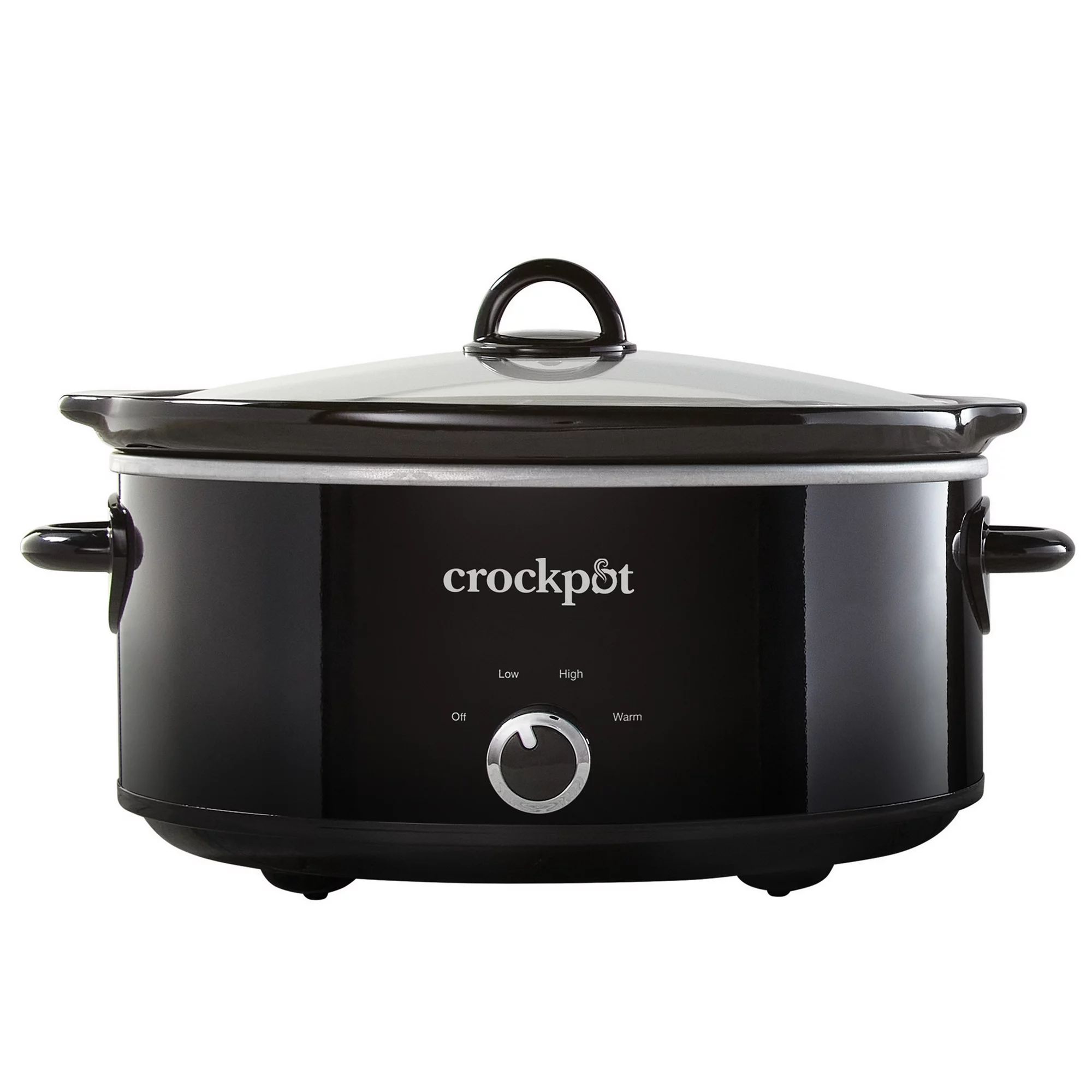 Crock-Pot 7-Quart Manual Slow Cooker, Black | Walmart (US)
