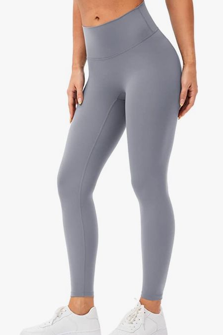 Lululemon dupes from Amazon! These have no front seam. These silvery gray workout leggings are soooo cute for the gym or lounging 

#LTKSeasonal #LTKunder50 #LTKfit