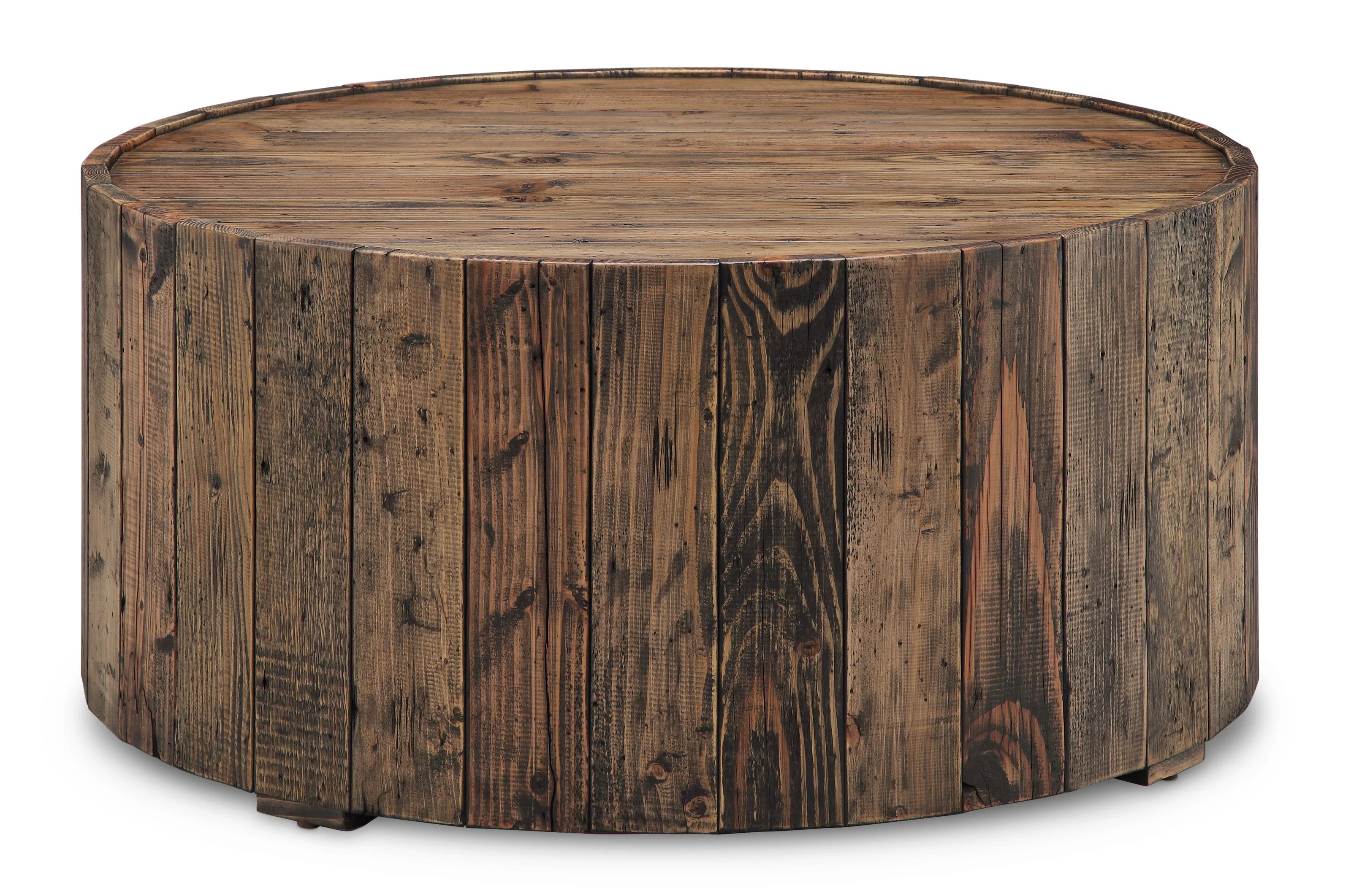Pasadena Solid Wood Drum Coffee Table | Wayfair Professional