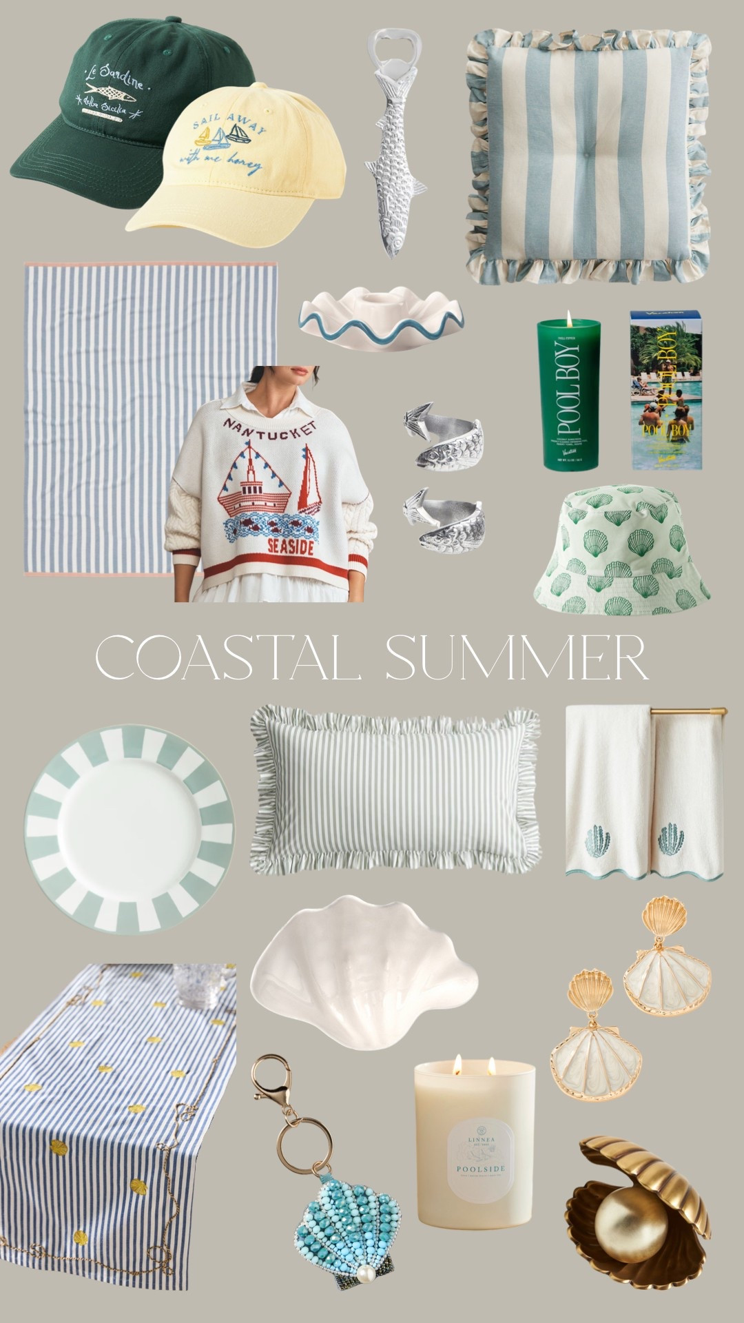 Coastal summer finds 🐚🌊🦪 #coastalsummer#coastal 

#LTKHome
