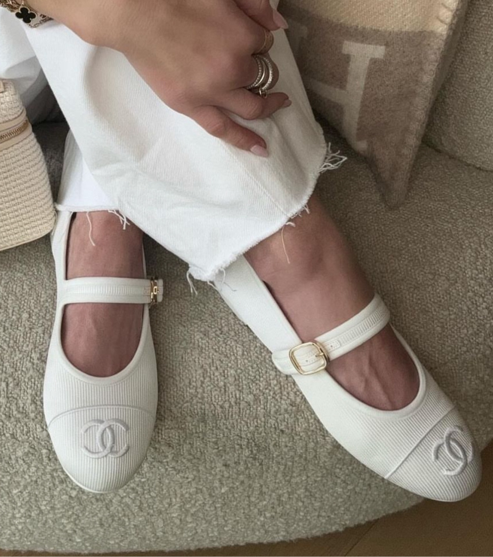 The perfect spring pair of Maryjane style white Chanel ballet flats 🤍✨

#LTKSeasonal #LTKworkwear #LTKshoecrush
