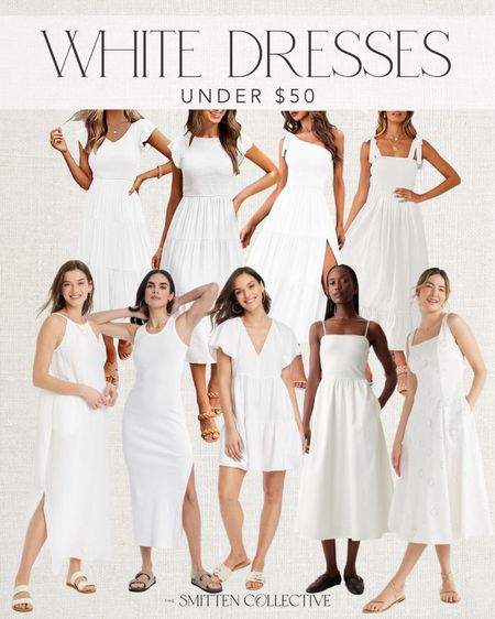 White dress roundup of some of my favorites all under $50! Different styles and lengths!! 

white dress, white dresses, summer dress, sundress, summer style, summer fashion, dresses, target, walmart, Walmart style, Walmart dress, target dress, amazon, amazon dress, Amazon favorites, Amazon finds 

#LTKStyleTip #LTKSaleAlert #LTKFindsUnder50
