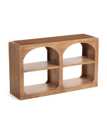 46x27 Double Arch Wood Console Table | Marshalls