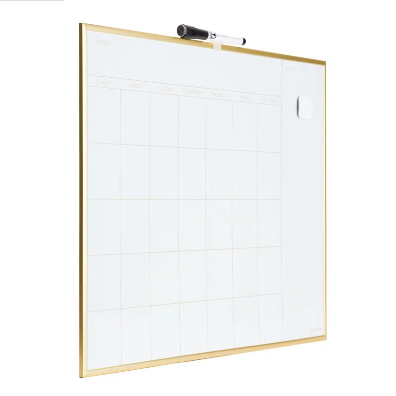 Wall Steel Magnetic Framed Whiteboard | Wayfair North America