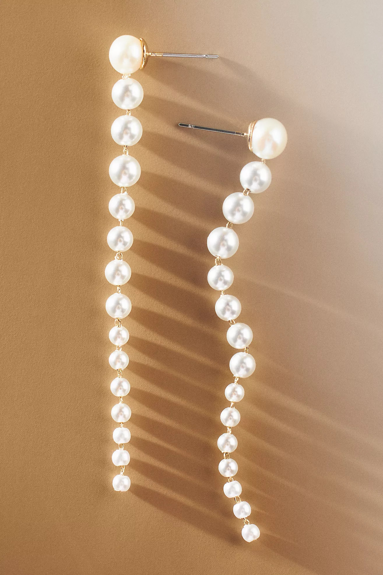 Graduated Pearl Drop Earrings | Anthropologie (US)