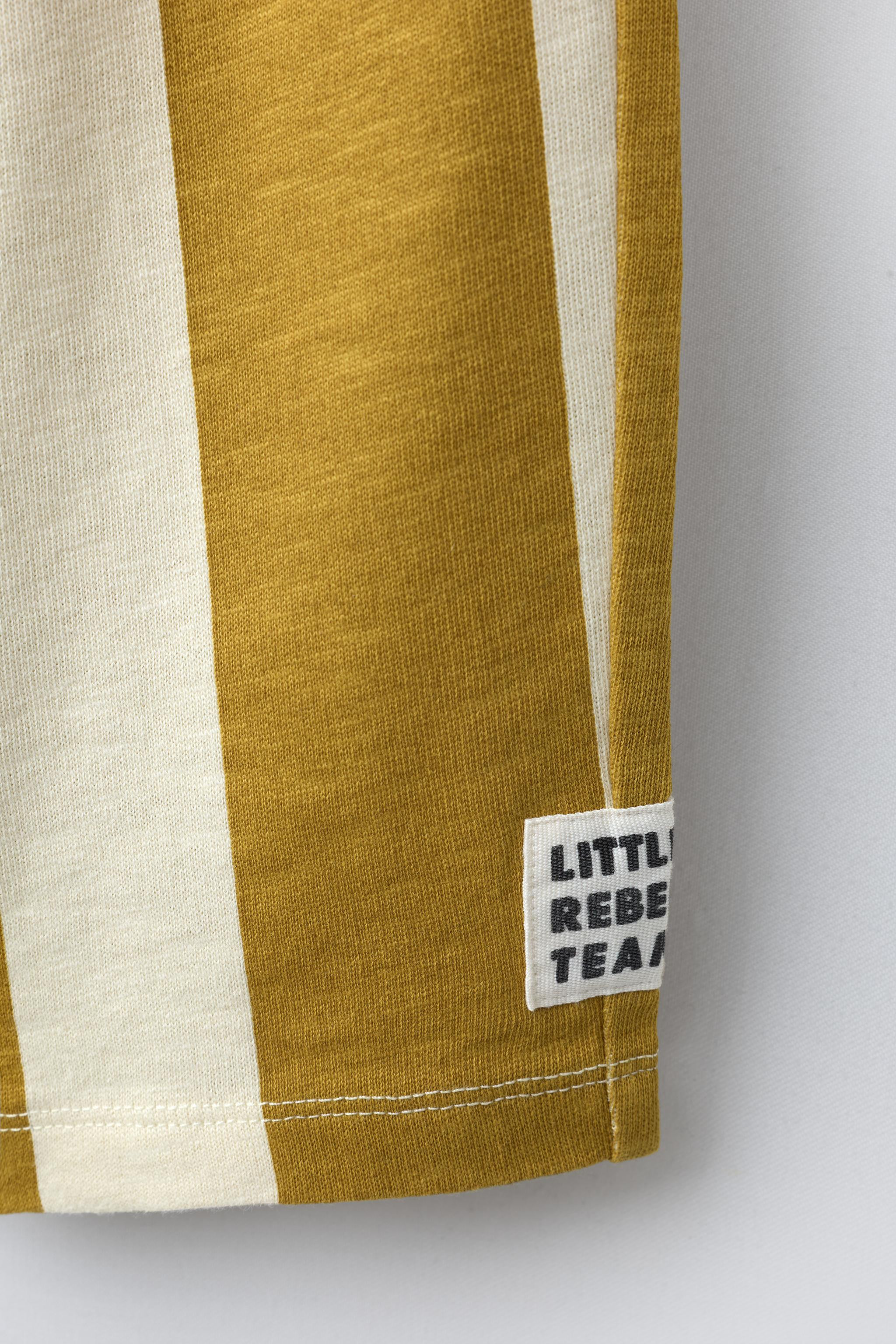 STRIPED PLUSH STRAIGHT LEG PANTS | Zara US