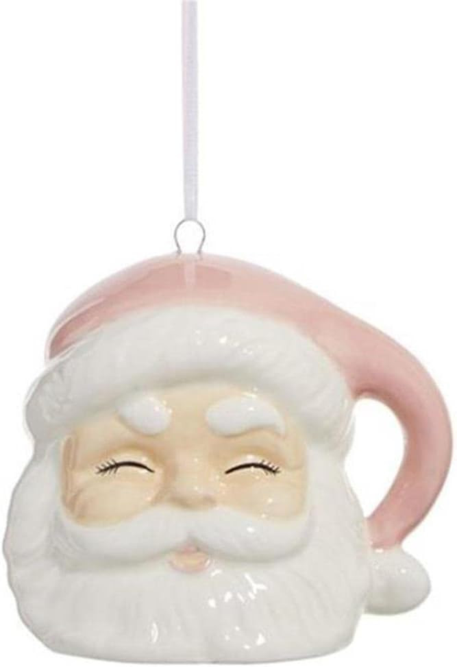RAZ Imports Pink Santa Ornament, 3.5 inches | Amazon (US)