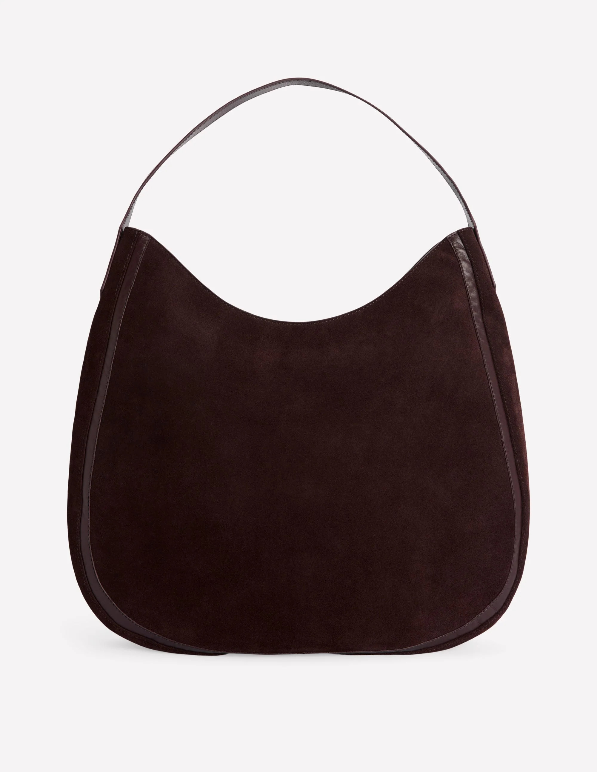 Suede Hobo Bag-Bitter Chocolate | Boden DE