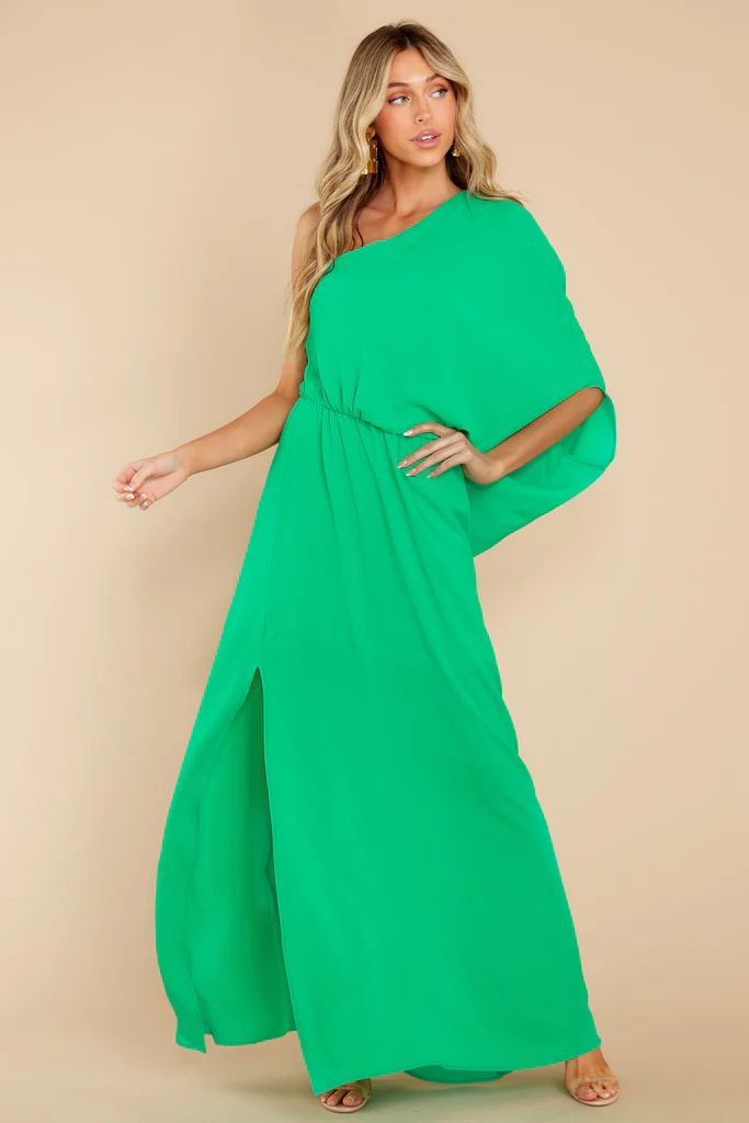 Get Obsessed Green Maxi Dress | Red Dress 