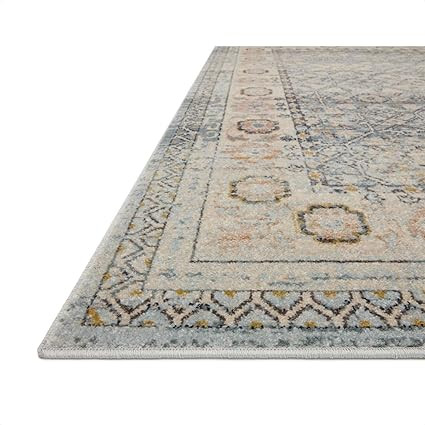 Vergara Oriental Blue Area Rug, Location: Indoor Use Only, Material: Polypropylene | Amazon (US)