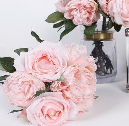Luxury Silk Rose and Peonie Floral Arrangements | Wayfair North America