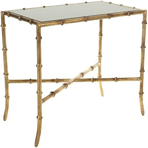 Safavieh Home Collection Margaret Brass and Iron End Table | Amazon (US)