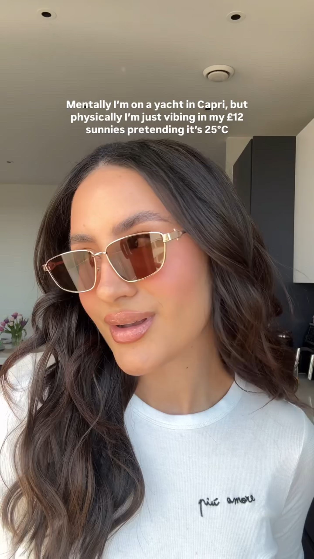 Sunnies, sunglasses, summer, spring, gold metal, gold metal frame square sunglassess

#LTKspring