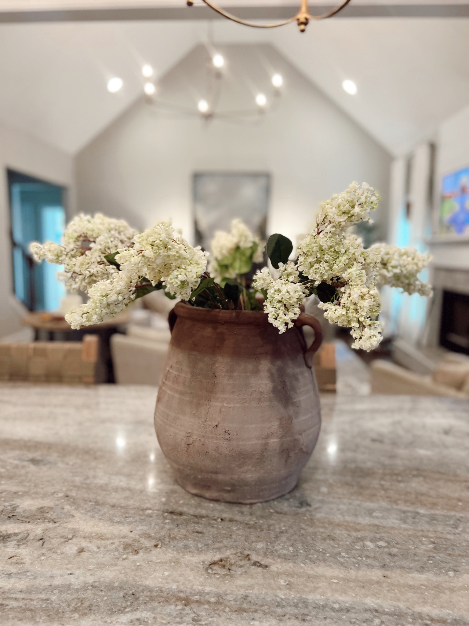 Spring kitchen vase and faux lilac stems 

#LTKhome