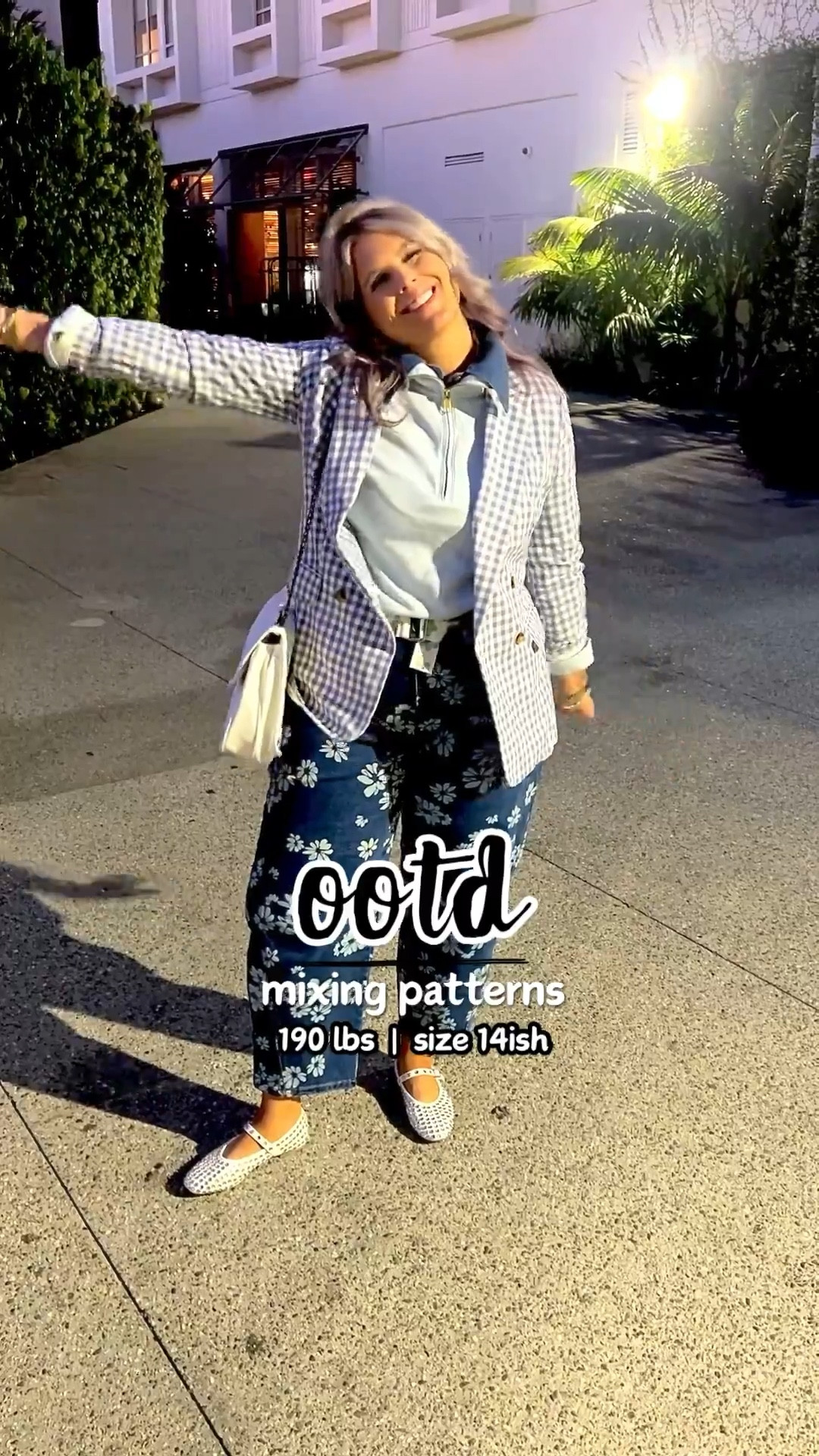✔️Floral Barrel Jeans 〰️ size L (run big)  
✔️Denim Dickie 〰️ one size  
✔️Blue & White Gingham Blazer 〰️ older from @walmartstyle but linked similar from @amazonfashion 
✔️White & Silver Studded Ballet Flats •• older from @walmartstyle but linked similar option(s) from @amazonfashion 
✔️Light Blue Quarter Zip Henley •• older from @walmartstyle but linked similar  option(s) from @amazonfashion 
✔️White Nylon Shoulder Bag •• older from @stevemadden but linked similar option(s) from @amazonfashion 
✔️White & Blue Flower Tape Belt •• older from @sheinofficial but linked similar option(s) from @amazonfashion 

#amazon #amazonfashion amazon finds, amazon find, amazon style, amazon fashion, amazon clothing, amazon outfit, found it on amazon, amazon fashion finds, amazon summer, amazon spring, amazon fall, amazon winter, amazon outfit inspo, amazon outfit inspiration, amazon curves, amazon curvy, curvy amazon, midsize amazon, amazon midsize, amazon ootd, amazon shopping, new on amazon #ballet #flats #balletflats #workwear ballet flats, cute ballet flats, cute flats, affordable ballet flats, ballet flats under $30, ballet flats under $50, outfit with ballet flats, how to style ballet flats, ballet flats outfit, ballet flats style, ballet flats inspo, ballet flats ootd, ballet flats look, casual ballet flats, comfortable shoes, footwear, comfortable footwear #blazer #outfit #ideas #ootd #oversized #double #breasted #jacket blazer, blazer outfit ideas, blazer styling, how to style a blazer, how to wear a blazer, blazer ideas, blazer look, blazer outfit, blazer outfit inspo, blazer outfit inspiration, casual blazer, blazers under $50, blazers under $100 #under20 #under30 #under40 #under50 #under60 #under75 #under100 #affordable #budget #inexpensive #size14 #size16 #size12 #medium #large #extralarge #xl #curvy #midsize #pear #pearshape #pearshaped budget fashion, affordable fashion, budget style, affordable style, curvy style, curvy fashion, midsize style, midsize fashion 

#LTKWorkwear #LTKMidsize #LTKFindsUnder50