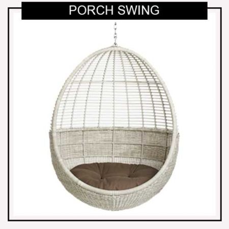 Pod porch swing chair for your patio, bedroom, or sunroom  

#LTKstyletip #LTKhome #LTKSeasonal