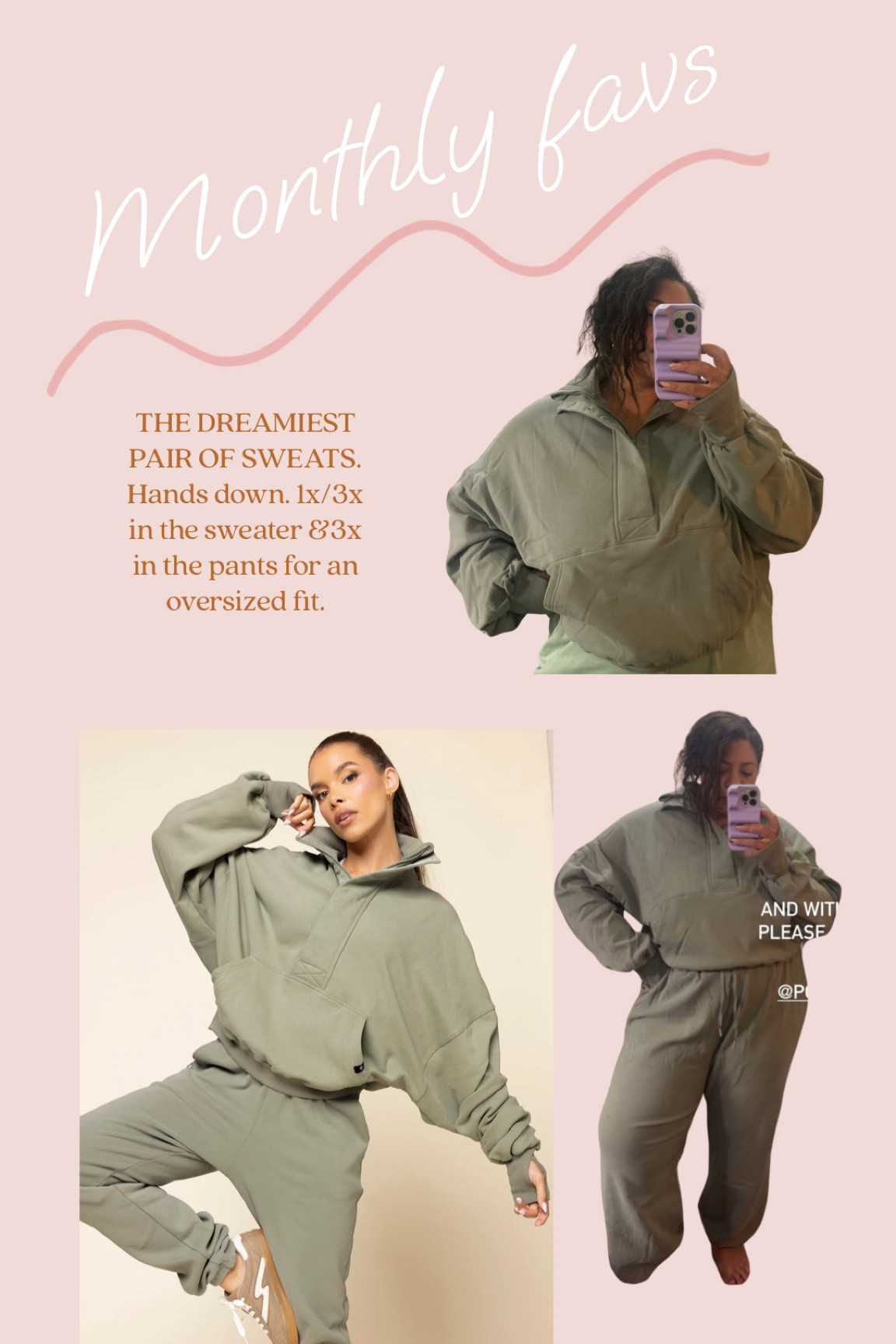 The dreamiest of sweatsuits! I just wanna run to a coffee shop just to be cute and then come home sit and read in a book and live in this set! 10/10/10

#LTKPlusSize #LTKFindsUnder100