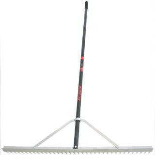 Razor-Back 36 in. Aluminum Landscape Rake-2916500 - The Home Depot | The Home Depot