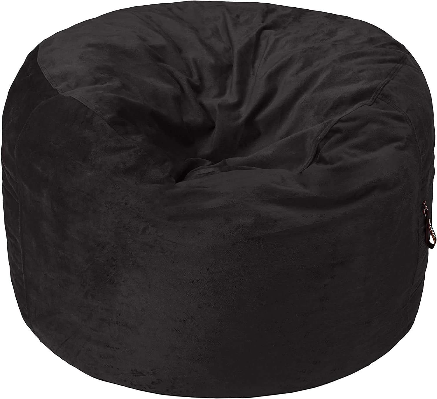Amazon Basics Memory Foam Filled Bean Bag Chair with Microfiber Cover - 3', Black | Amazon (US)