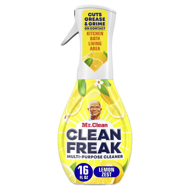 Mr. Clean Clean Freak Multi-Surface Spray Starter Kit, Lemon Zest, 16 fl oz | Walmart (US)