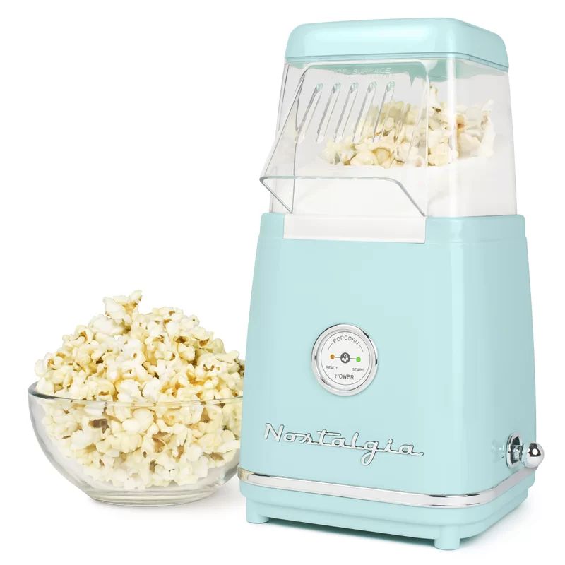 Nostalgia Classic Retro Healthy Hot-Air Tabletop Popcorn Maker, Makes 12 Cups, with Kernel Measur... | Wayfair North America