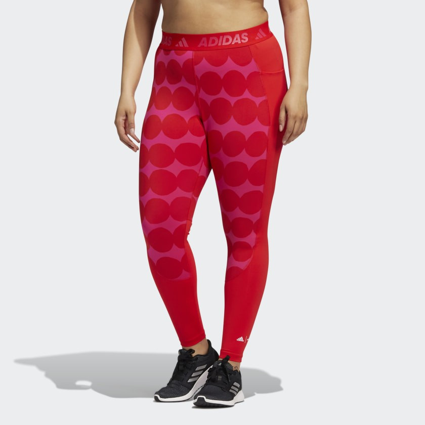 Marimekko Techfit Long Tights (Plus Size) | adidas (US)