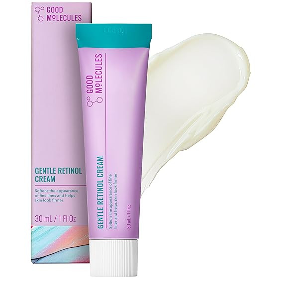 Good Molecules Gentle Retinol Cream, Retinol Night Cream for Face, 1 fl oz | Gentle retinol cream... | Amazon (US)