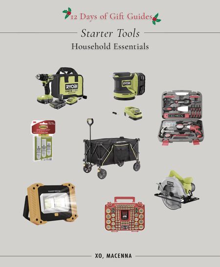 As I have learned about power tools more and more we have loved gifting these starter tools to our family and friends! Here are some of the essentials every household should have! 

#LTKGiftGuide #LTKHoliday #LTKhome