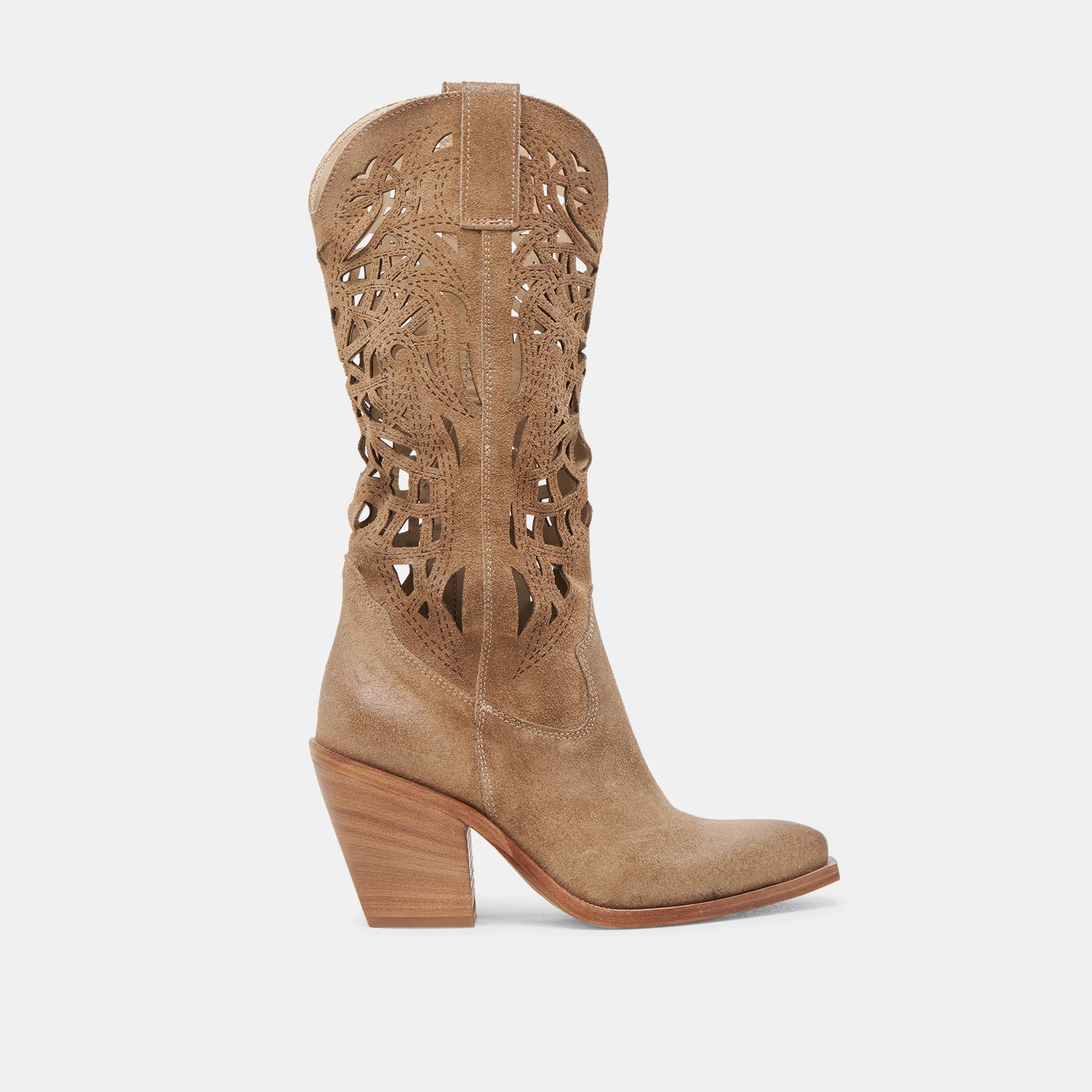 WAYLAN BOOTS SAND SUEDE | DolceVita.com