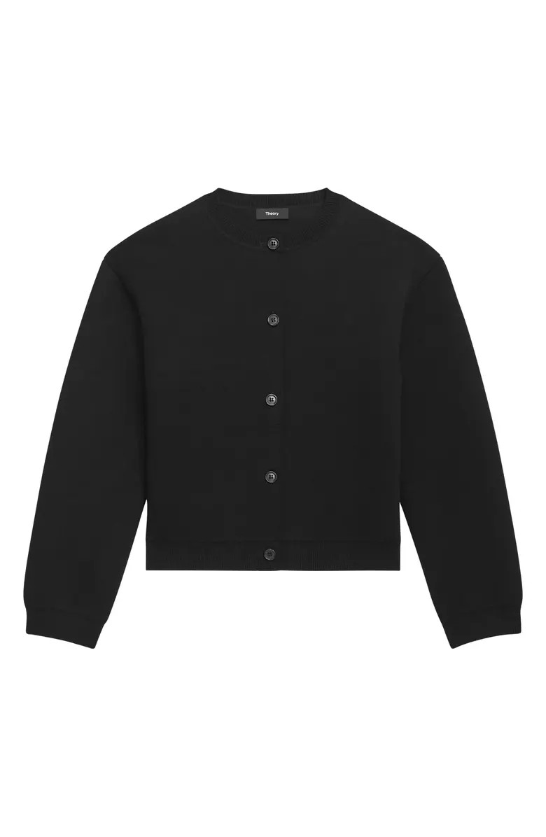 Theory Structured Crop Cardigan | Nordstrom | Nordstrom