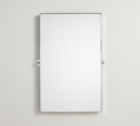 Linden Rectangular Pivot Mirror | Pottery Barn (US)
