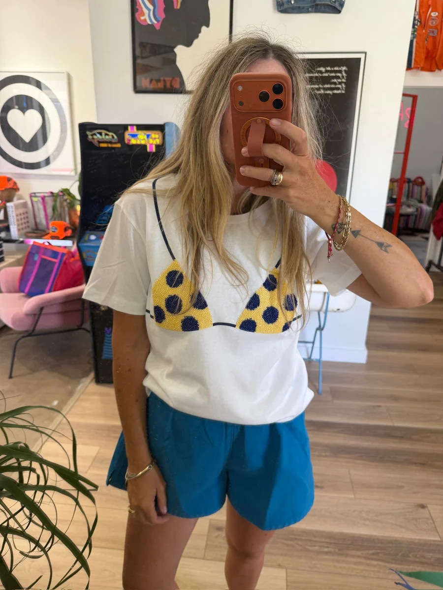 Polka Dot Bikini Tee | Ascot + Hart