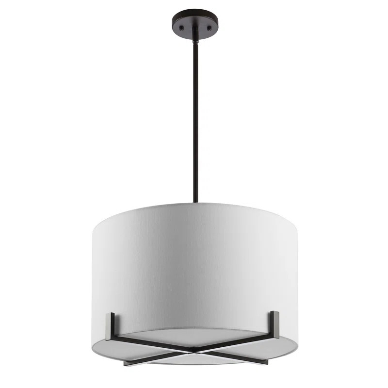 Castlewood 3 - Light Single Drum LED Pendant | Wayfair North America