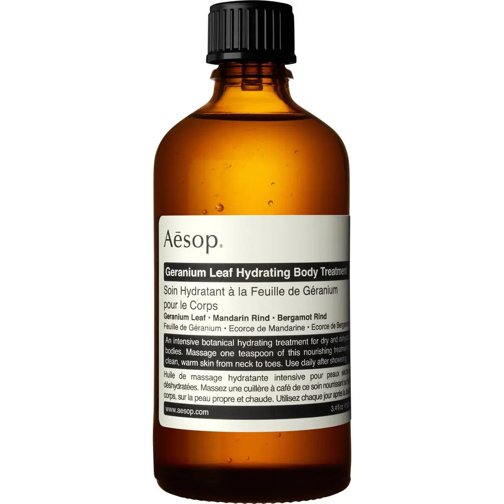 Aesop Geranium Leaf Hydrating Body Treatment in None at Nordstrom, Size 3.3 Oz | Nordstrom