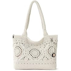The Sak Crafted Classics Tote Bag - Hand Crochet Women's Purse For Everyday, Travel, Beach Bag - ... | Amazon (US)