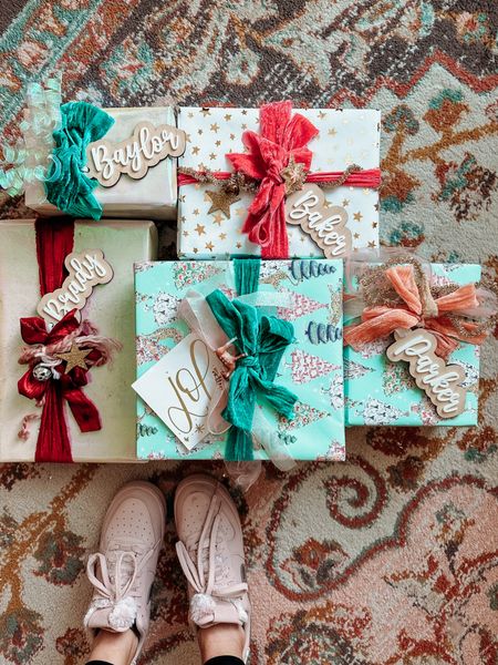 colorful presents + wrapping paper 

#LTKfamily #LTKHoliday #LTKSeasonal