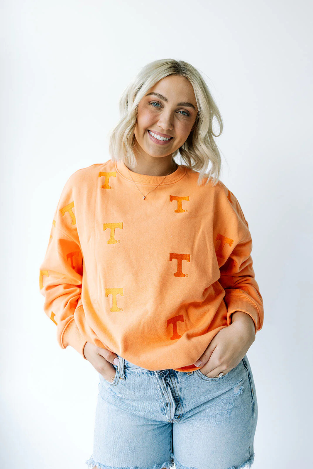 Tennessee Ritter Repeat Lantern Sleeve Crew | Gameday Social