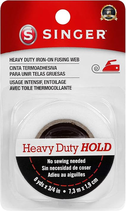 SINGER 00240 Heavy Duty Iron-On Fusing Web, Fabric Adhesive | Amazon (US)