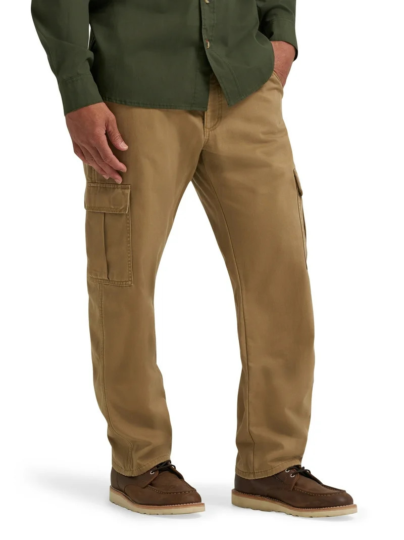Wrangler® Men's Fleece Lined Cargo Pant | Walmart (US)