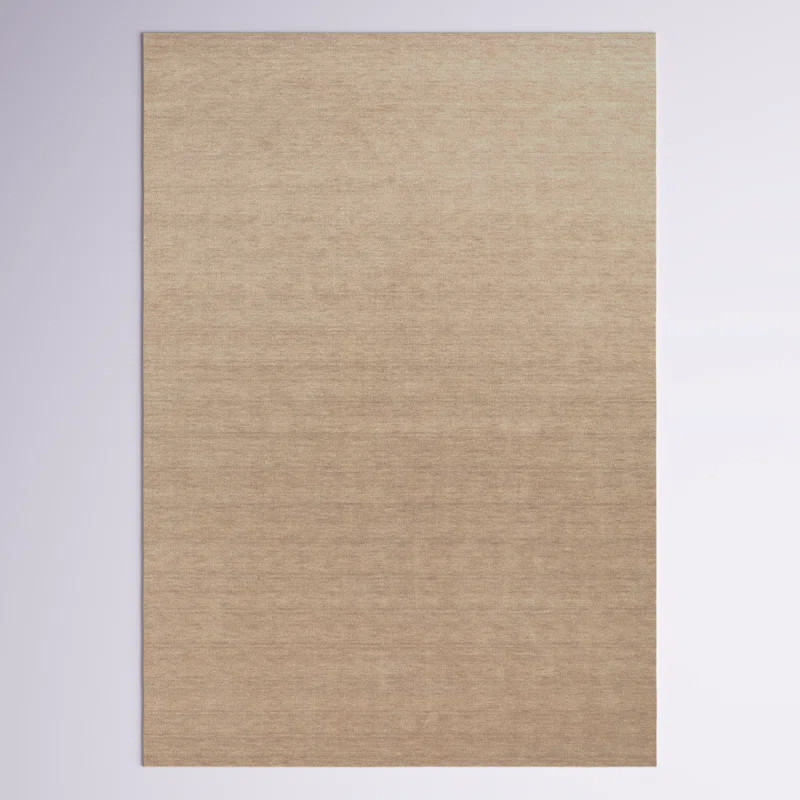 Ameia Contemporary Wool Rug, Beige, 3''-6" X 5''-6" Area Rug | Wayfair North America