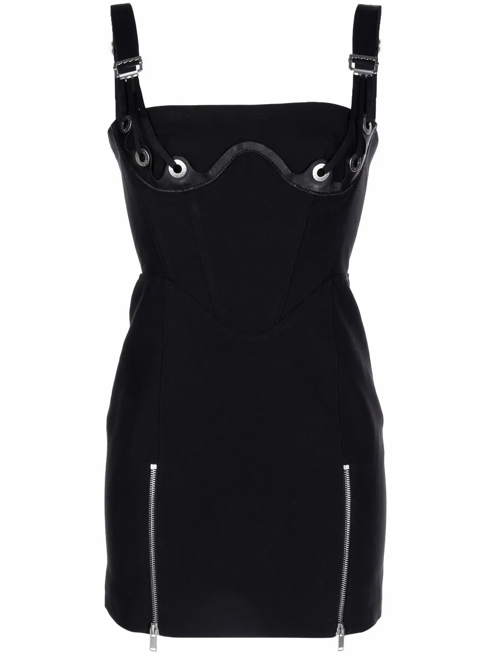 Dion Lee zip-embellished Mini Dress - Farfetch | Farfetch Global